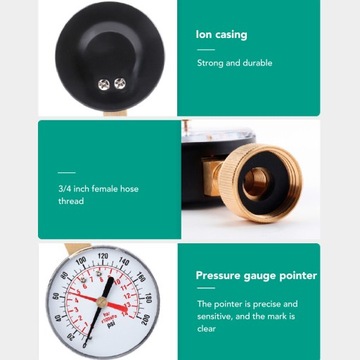 МАНОМЕТР ДЛЯ ФИЛЬТРА ВОДЫ 3/4 УНИВЕРСАЛЬНЫЙ