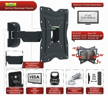 Держатель телевизора Red Eagle Flexi 42