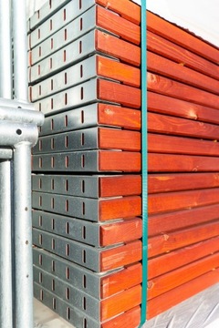 Деревянная платформа для строительных лесов Plettac, 2,5 м.