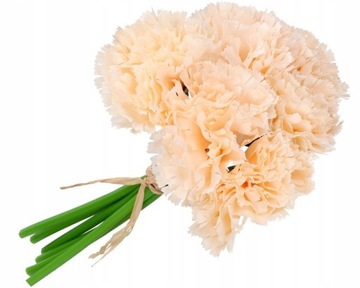 GOŹDZIK BUKIET GOŹDZIKÓW SZTUCZNE KWIATY 24CM 6GAŁ