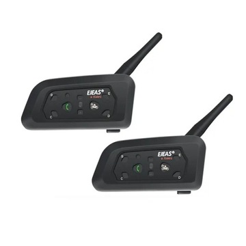 EJEAS V6 PRO Motocykl Bluetooth Kask Domofon Zestaw Słuchawkowy z 1200M BT