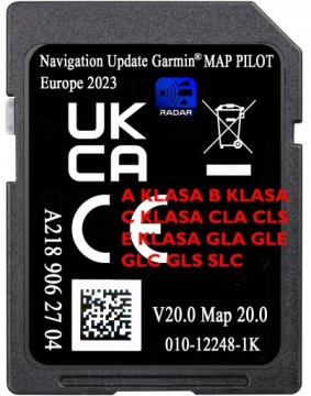 Mapa Pro Navigaci Evropa Mercedes-benz A218 Sd Karta