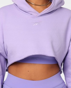 Reebok x Cardi B Women's Crop Sweatshirt Hoodie damska bluza sportowa - S