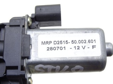 FIAT STILO 01-07 MOTOREK OKNO LEVÝ PŘEDNÍ 5D HB
