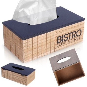 Pojemnik NA CHUSTECZKI papierowe pudełko podajnik organizer chustecznik