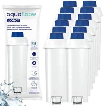 12 x vodní filtr pro kávovar Delonghi Dinamica Eletta AquaFloow Longi
