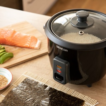 Sencor 0601BK Кастрюля для варки риса, 0,6 л, черная