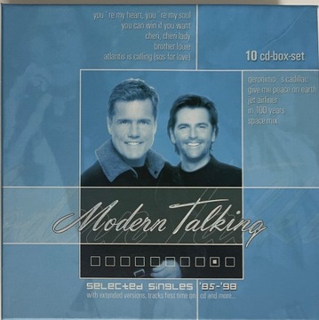 MODERN TALKING - Selected singles BOX 10 CD UNIKAT