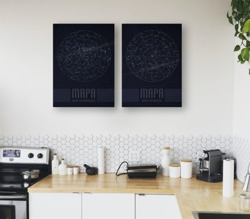 2 АНТИРАММА ПОСТЕРА КАРТА НЕБА КОСМОС ЗВЕЗДЫ