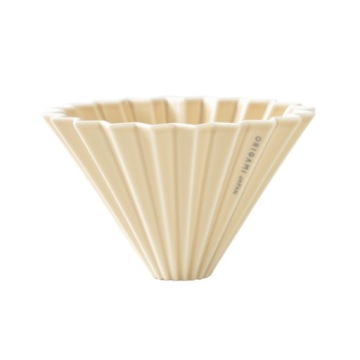 Origami Dripper Na Přípravu Kávy Porcelánový M Béžový