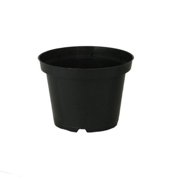 Doniczka plastikowa produkcyjna czarny 12 cm
