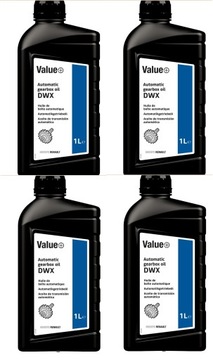 ORYG 4X Olej skrzyni automatycznej EDC RENAULT Value+ DWX DW5 DW6 1L