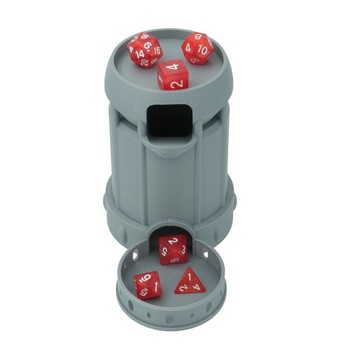 Футуристическая башня для игральных костей - Dice Tower Silver