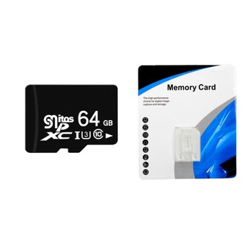 High Endurance microSDXC 64GB V30 z adapterem (rejestratory i monitoring)