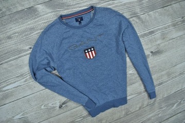 GANT Logowana Bluza Męska Bez Kaptura Shield Crew Neck / L