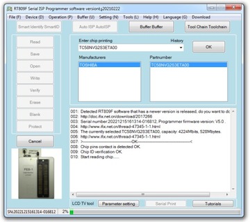 Płyta rozszerzająca PEB-1 TSOP48 i ITE dla RT809F