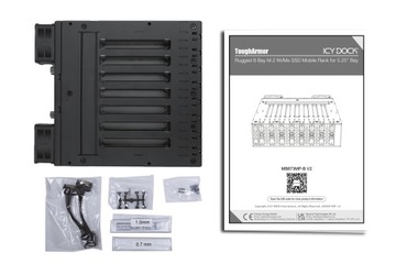 ICY DOCK 8-отсек M.2 NVMe SSD PCIe 4.0 отсек для внешнего диска