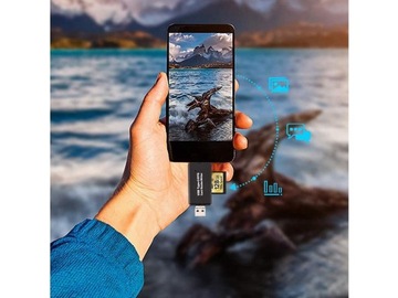 Устройство чтения карт SD Micro SD TF USB USB-C Micro USB 3 в 1
