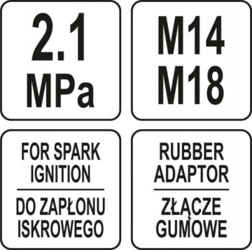 ДАТЧИК YATO УРОВНЯ СЖАТИЯ БЕНЗИН 0-20 YATO + КОРПУС YT-73011
