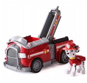 SPIN MASTER PAW PATROL VEHICLE пожарная машина и пожарный ФИГУРКА МАРШАЛЛА