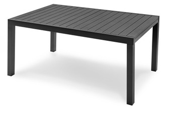 STÓŁ KOMPOZYTOWY ROZKŁADANY POLYWOOD CZARNY 200
