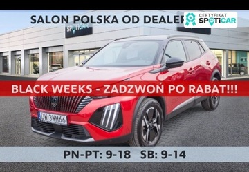 Peugeot 2008 II SUV 1.5 BlueHDi 130KM 2023 Peugeot 2008 BlueHDi 130 GT SS EAT8 Bogata Wersja Lift FVat SalonPL 1.5