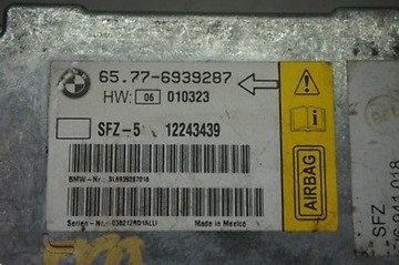 BMW E60 E61 E63 Контроллер подушек безопасности Модуль подушки безопасности