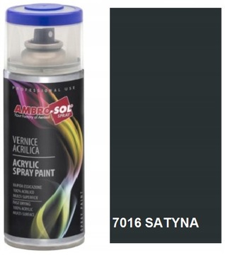 Uni. lakier akrylowy SZARY ANTRA. RAL7016 pół mat