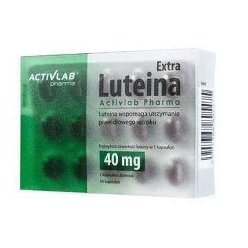 ACTIVLAB LUTEINA EXTRA ZDROWY WZROK OCZY 30 kaps