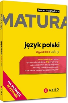 MATURA 2024 JĘZYK POLSKI Egzamin Ustny Liceum Tech