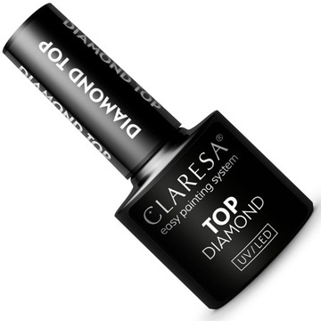 CLARESA DIAMOND TOP NO WIPE LAKIER HYBRYDOWY