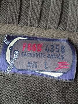 Favourite Basics F66B ciepły sweter męski r L