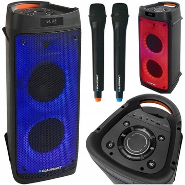 BLAUPUNKT GŁOŚNIK POWER AUDIO PARTY BOX KARAOKE 500W + MIKROFON PB06DB