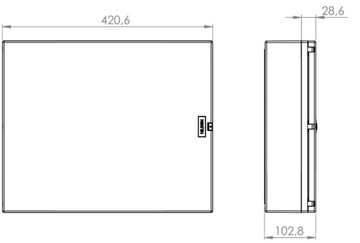 ЭЛЕКТРИЧЕСКАЯ КОРОБКА НАВЕРХНЕГО МОНТАЖА 2x18