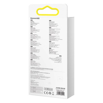 USB-кабель Baseus Bright Mirror 3 3в1, micro USB/Lightning/USB-C, 66 Вт/