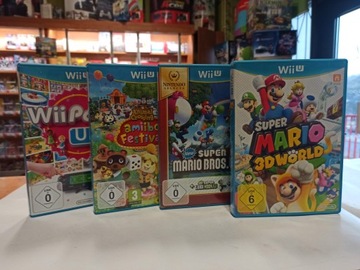 МЕГА НАБОР NINTENDO WII U CONSOLE 32 ГБ + 4 ИГРЫ