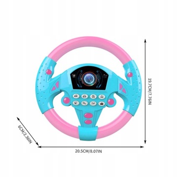 на руле имитируется вождение автомобиля