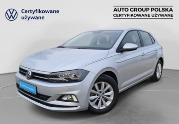 Volkswagen Polo VI Hatchback 5d 1.0 TSI 115KM 2019 Volkswagen Polo 115 Km 6 biegow, Highline, Czujniki parkowania, Bezwypadko
