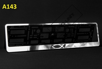 Ramka Metallica METAL do tablic rejestracyjnych na tablice rejestracyjną