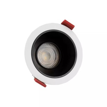 FIALE COMFORT ANTI-GLARE GU10 OCZKO GU10 250V IP20 FI85x50mm BIAŁY okrągła