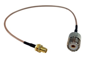 Adapter przejściówka SMA-F/UC-1 Baofeng UV5R UV82