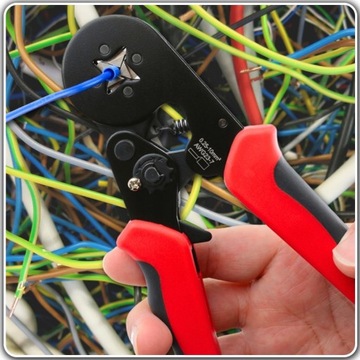 ПРЕСС-ОБЖИМНАЯ МАШИНА ДЛЯ КАБЕЛЬНЫХ СОЕДИНИТЕЛЕЙ + 1300 ВТУЛОК