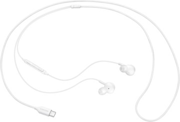 Przewodowe słuchawki douszne Samsung USB-C białe
