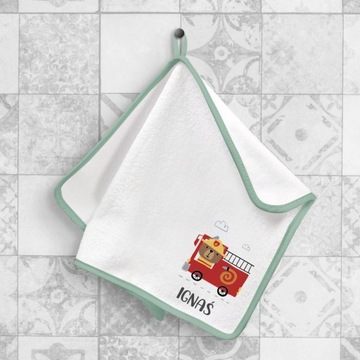 RĘCZNIK DO PRZEDSZKOLA ŻŁOBKA Z IMIENIEM DLA PRZEDSZKOLAKA DLA DZIECI 50x30