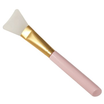 Pędzelek silikonowy do alg maseczek różowy