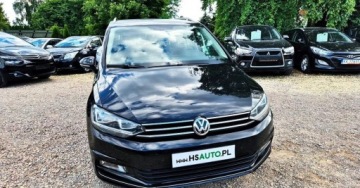 Volkswagen Touran III 1.4 TSI 150KM 2017 Volkswagen Touran BENZYNA grzane fotele ALCANTARA nawigacja OKAZJA, zdjęcie 2