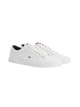 TOMMY HILFIGER BUTY MĘSKIE ICONIC LONG LACE SNEAKER WHITE r.45