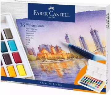 Фарби акварельні CS гомілкостопу 36 кол. FABER CASTELL (виставковий)