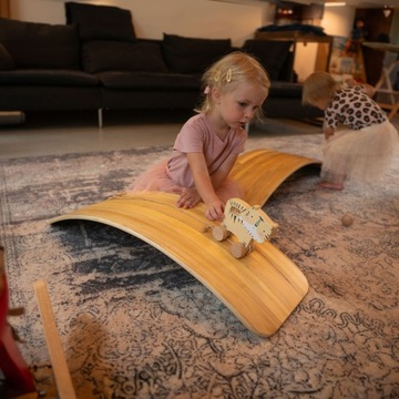 Балансировочная доска Switch для детей 85см, качалка Монтессори, безопасная