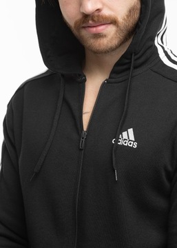 adidas bluza męska sportowa z kapturem rozpinana Essentials Hoodie roz. M